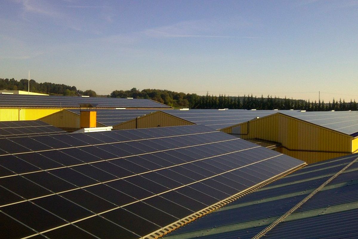 Imagen de la instalación fotovoltaica realizada